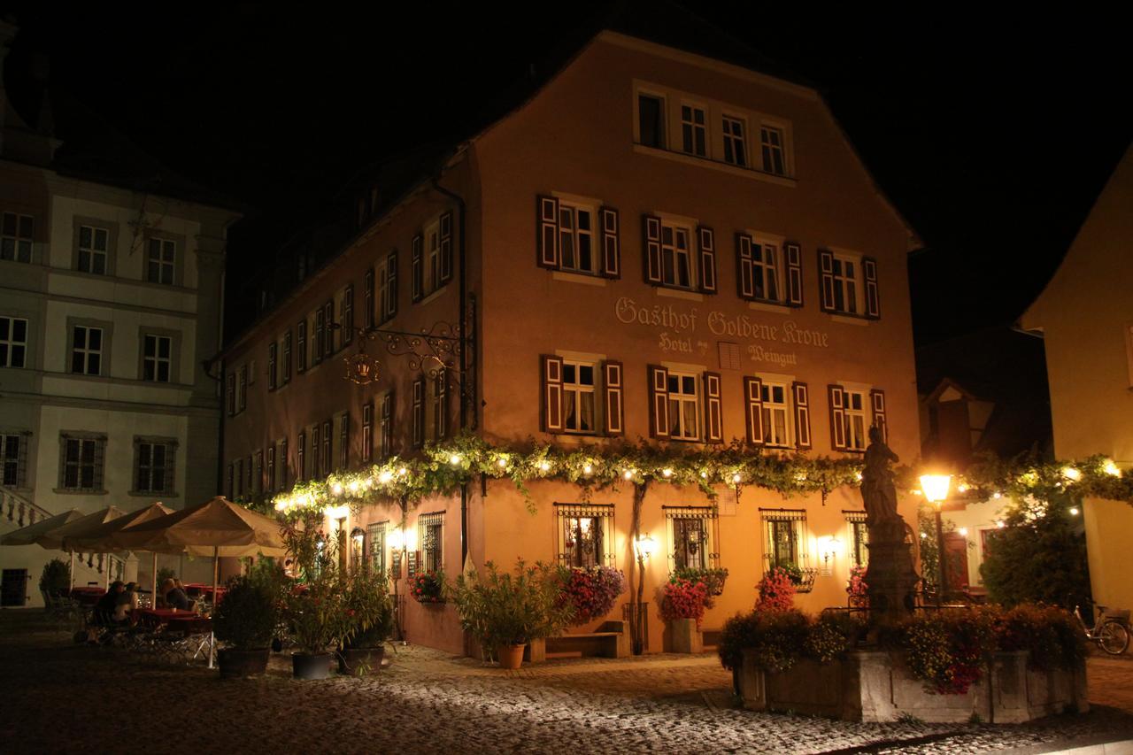 Gasthof & Hotel Goldene Krone Iphofen Exterior foto